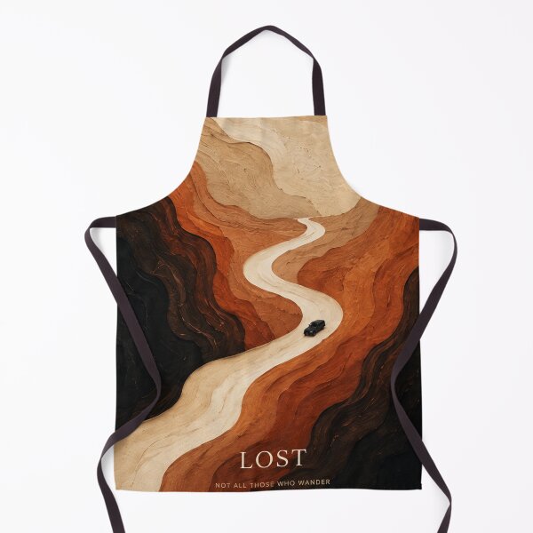 Item preview, Lost Abstract Desert Poster | Minimal Canyon Wall Art | Modern Topographic Print designed and sold by Watchyyy.