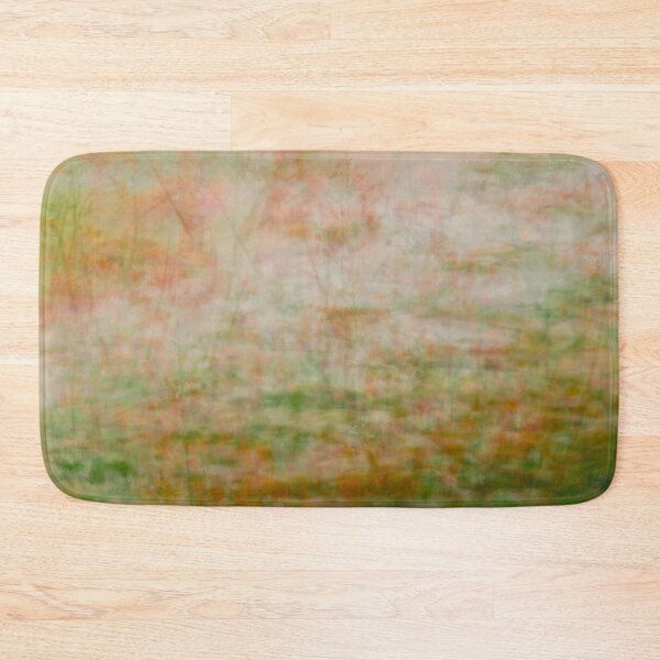 Item preview, A dreamy, pale multiple exposure where orange flowers and green stems appear as soft, ghost-like silhouettes against a bright background. designed and sold by AbulailArt.