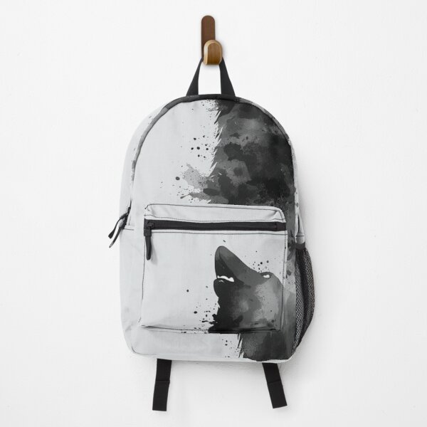 Item preview, Black & Grey Watercolor Wolf – Minimalist Wild Animal Art designed and sold by Biedroneczka.