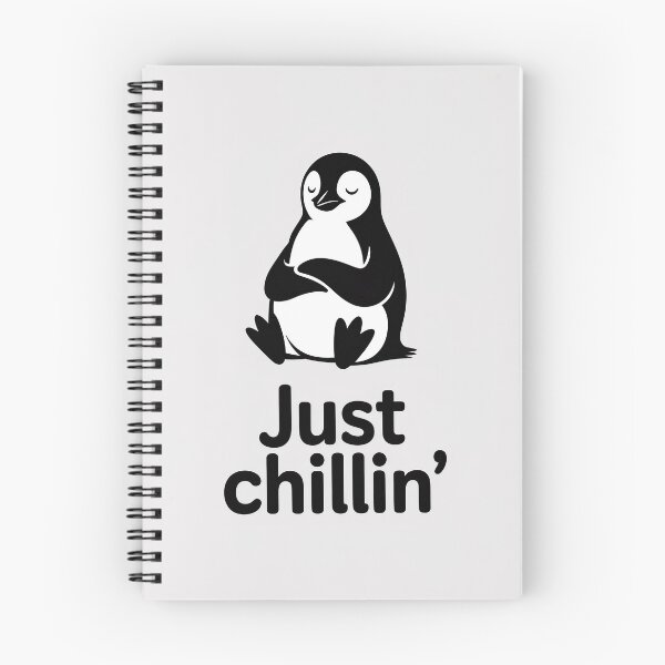 Item preview, Cute penguin, “Just chillin” designed and sold by GiriaGallery.