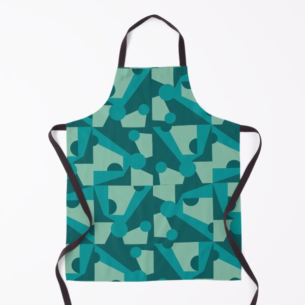 Item preview, Geometric composition in Green and Blue  designed and sold by StefanStudioArt.