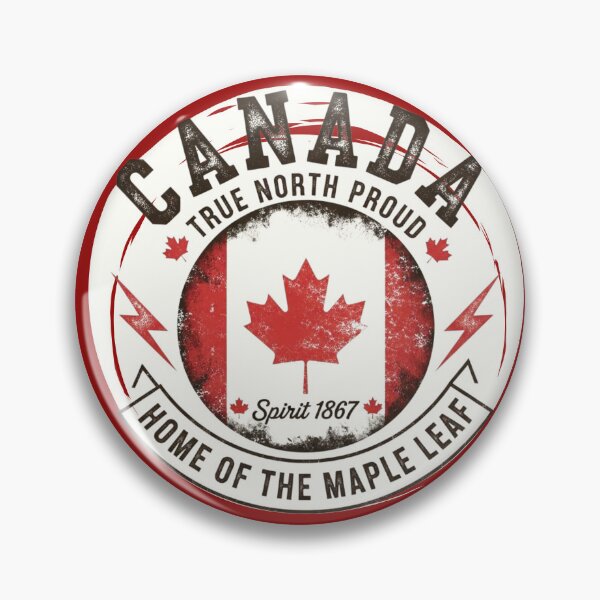 Item preview, Red Vintage Canada True North Proud Retro Maple Leaf Spirit designed and sold by BeatyinChaos.