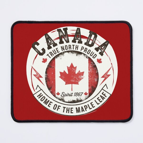 Item preview, Red Vintage Canada True North Proud Retro Maple Leaf Spirit designed and sold by BeatyinChaos.
