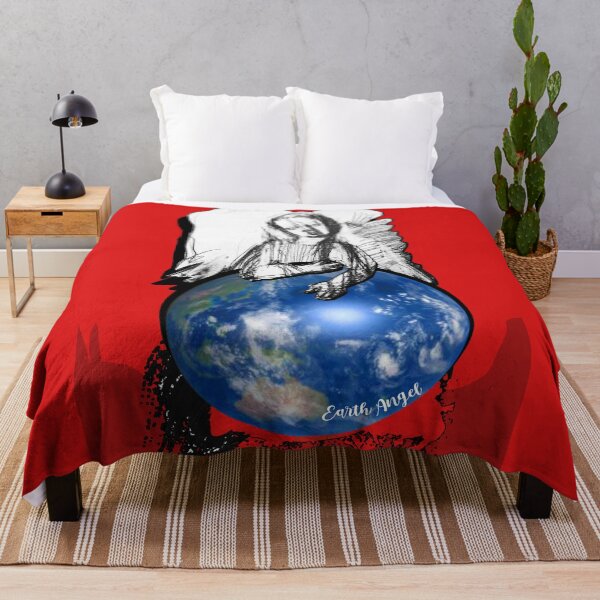 Item preview, Angel Sitting on Blue Earth (Original Poster by ACCI) designed and sold by VanyssaGraphics.