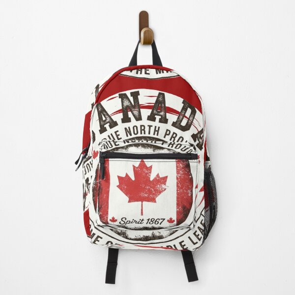 Item preview, Red Vintage Canada True North Proud Retro Maple Leaf Spirit designed and sold by BeatyinChaos.