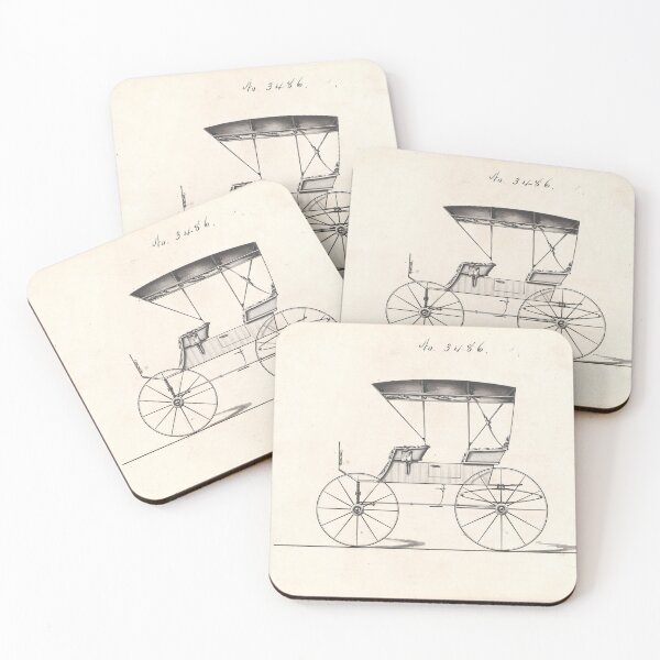 Item preview, Vintage Phaeton Carriage Design | Vintage Travel designed and sold by GammaRay.