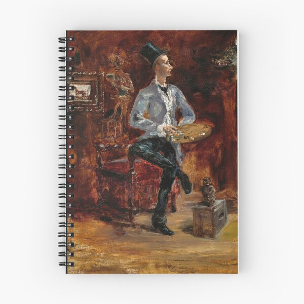 Item preview, Princeteau in His Studio by Toulouse-Lautrec Vintage Bohemian Artist Portrait Art designed and sold by artofuniverse.