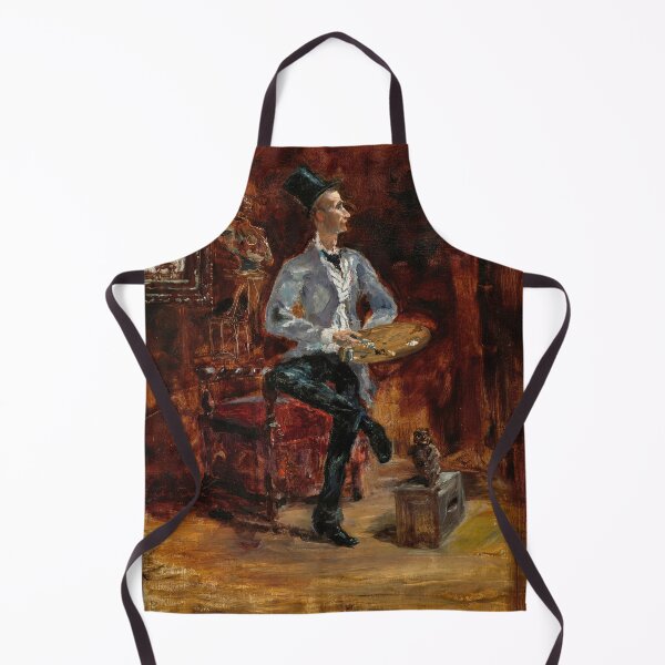 Item preview, Princeteau in His Studio by Toulouse-Lautrec Vintage Bohemian Artist Portrait Art designed and sold by artofuniverse.