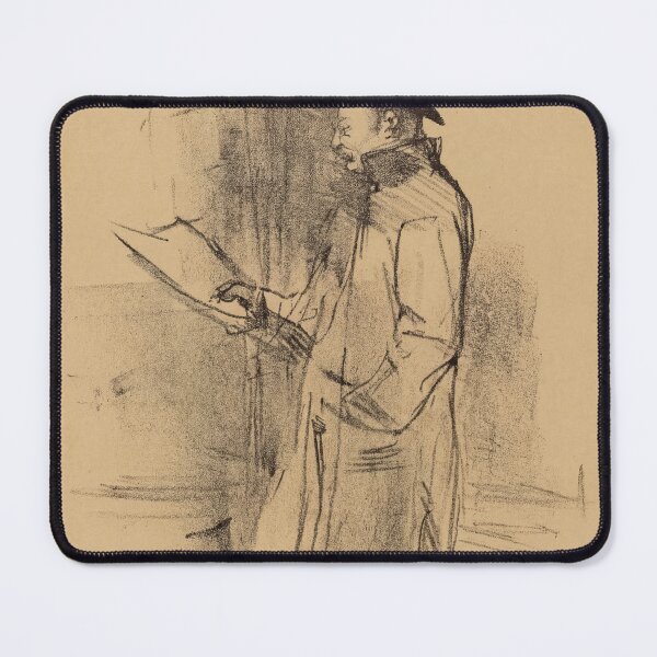 Item preview, Benefice Gemier by Toulouse-Lautrec Vintage Minimalist Theater Sketch Art designed and sold by artofuniverse.