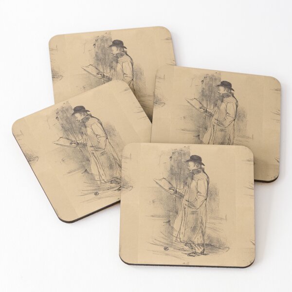 Item preview, Benefice Gemier by Toulouse-Lautrec Vintage Minimalist Theater Sketch Art designed and sold by artofuniverse.