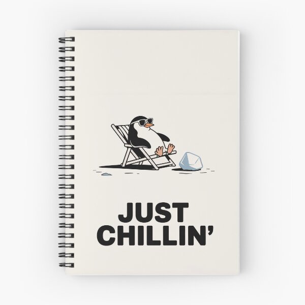 Item preview, Cute penguin, “Just chillin” designed and sold by GiriaGallery.