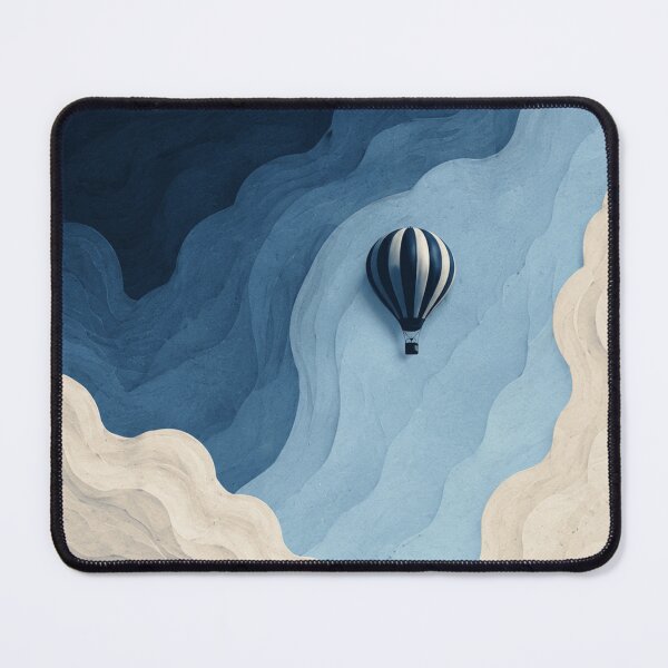 Item preview, Floating Abstract Sky Poster | Minimal Hot Air Balloon Wall Art | Dreamy Editorial Print designed and sold by Watchyyy.