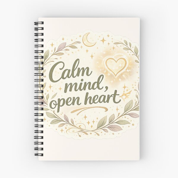 Item preview, Calm Mind Open Heart Sticker designed and sold by hutofdesigns.
