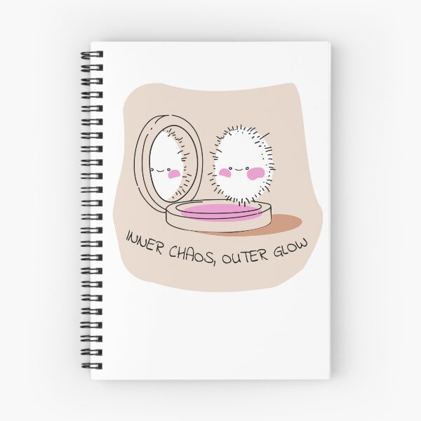 Item preview, Inner Chaos Outer Glow Kawaii Makeup Illustration designed and sold by JOCSTOCK.