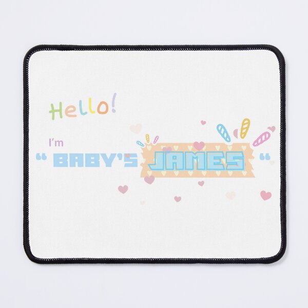 Item preview, Hello I'm Baby James Cute Colorful Lettering designed and sold by ammiespy.