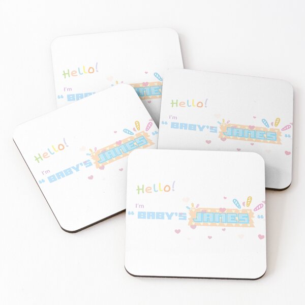 Item preview, Hello I'm Baby James Cute Colorful Lettering designed and sold by ammiespy.