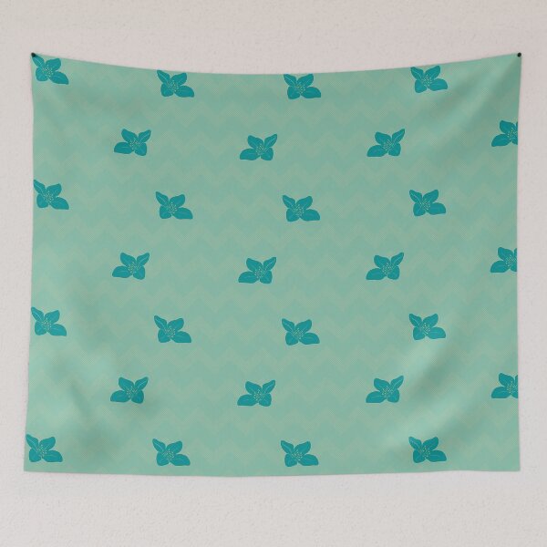 Item preview, Jacquard waves with flowers 86 designed and sold by StefanStudioArt.