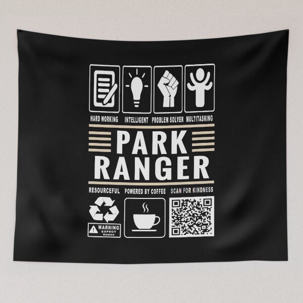 Item preview, Funny Park Ranger Job Description Icons QR Code designed and sold by MerchMaxxing.
