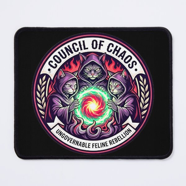 Item preview, Secret Cat Cult Official Seal Member designed and sold by Oommen Studio .