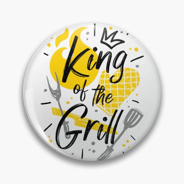 Item preview, King of the Grill kitchen decor bbq designed and sold by Bearlala.