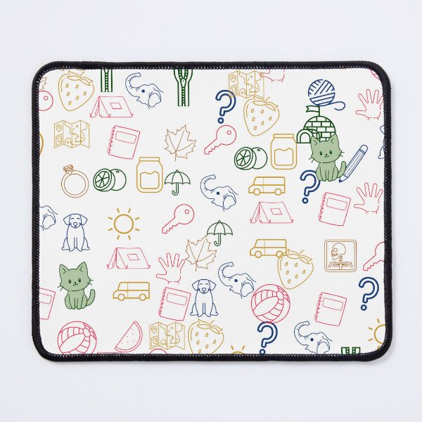 Item preview, Cute Neon Aesthetic Random Objects Pattern designed and sold by DrimitStore.