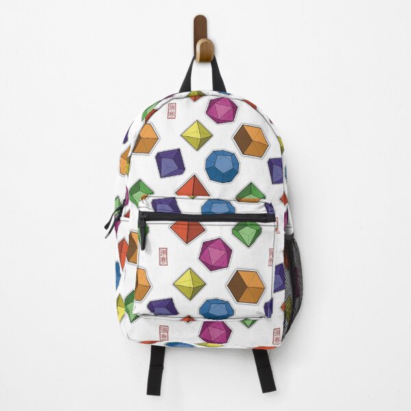 Item preview, Dice gems colourful polyhedron pattern designed and sold by RollForStupid.