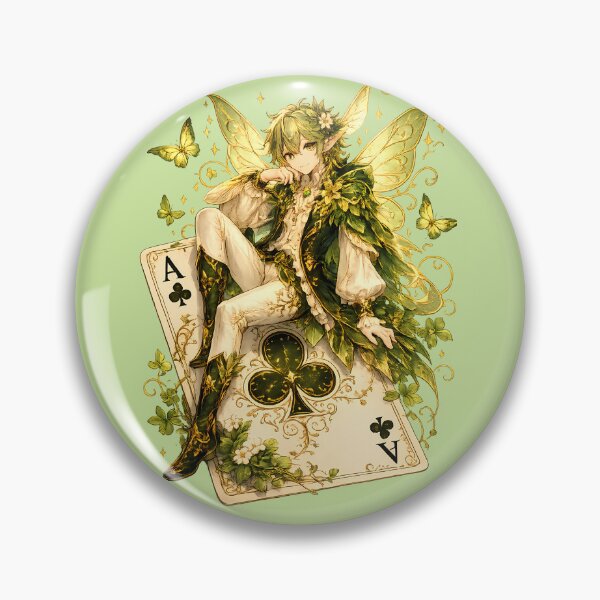 Item preview, Ace of Nature – The Emerald Fairy ♣️? designed and sold by The shop of Dreams.