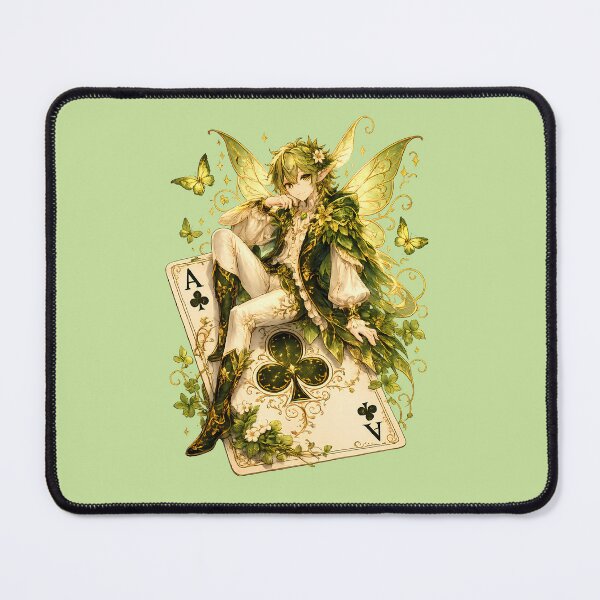 Item preview, Ace of Nature – The Emerald Fairy ♣️? designed and sold by The shop of Dreams.