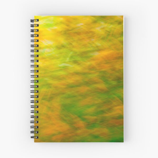 Item preview, A horizontal motion blur that transforms a sunlit garden into streaks of brilliant yellow and deep green. designed and sold by AbulailArt.