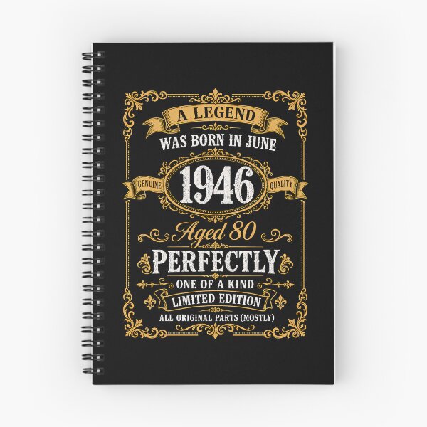 Item preview, A Legend Was Born In June 1946 Aged 80 Perfectly Vintage designed and sold by G350.