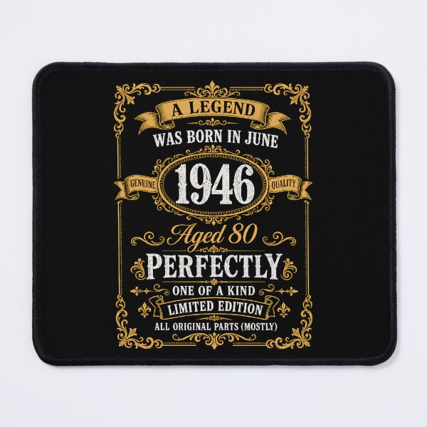 Item preview, A Legend Was Born In June 1946 Aged 80 Perfectly Vintage designed and sold by G350.
