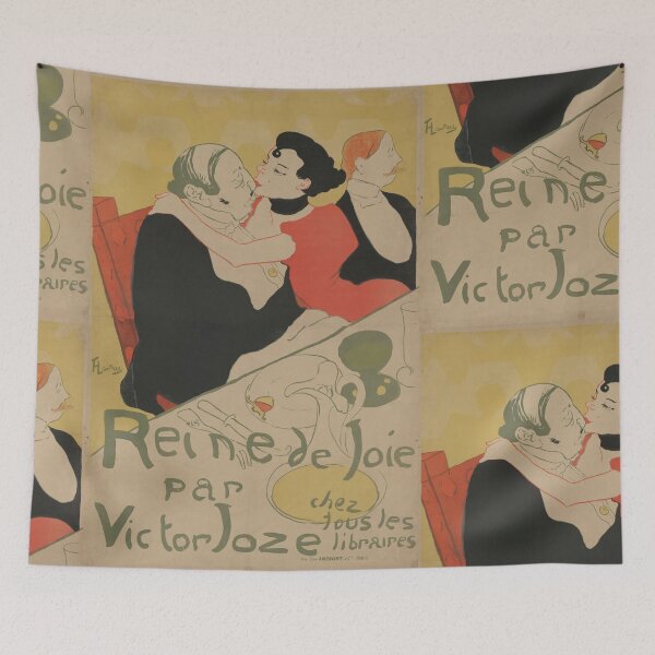 Item preview, Reine de Joie by Toulouse-Lautrec Vintage Belle Époque Cabaret Poster Art designed and sold by artofuniverse.