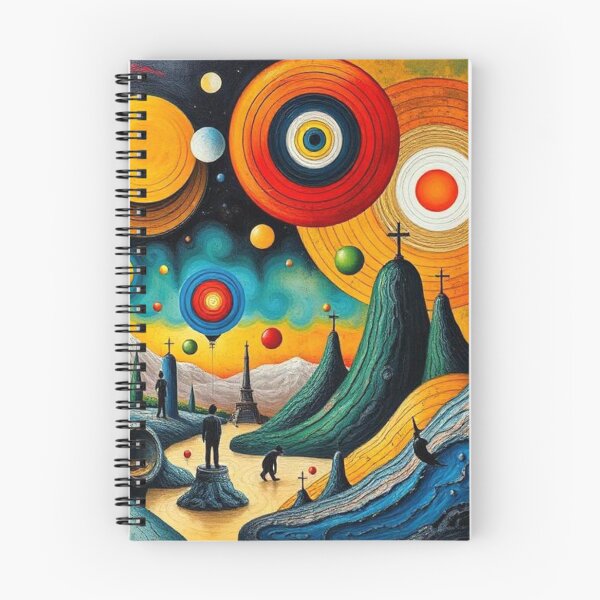 Item preview, Mountain Landscape with Crosses and Multicolored Sky designed and sold by RAISC.
