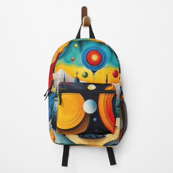 Item preview, Mountain Landscape with Crosses and Multicolored Sky designed and sold by RAISC.