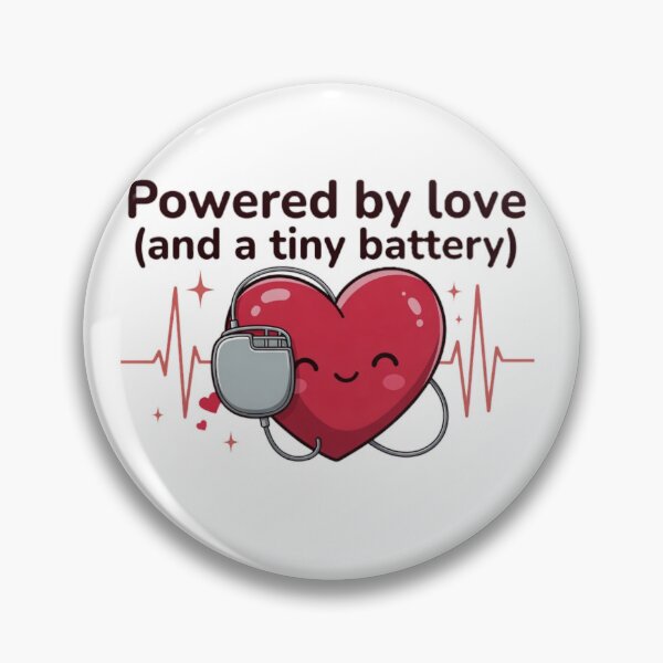 Item preview, Powered by love (and a tiny battery) designed and sold by BmcDulin.