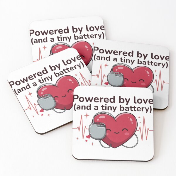 Item preview, Powered by love (and a tiny battery) designed and sold by BmcDulin.