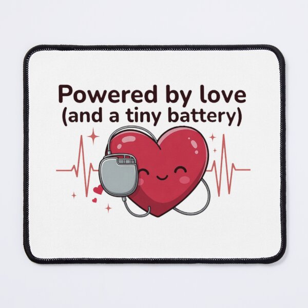Item preview, Powered by love (and a tiny battery) designed and sold by BmcDulin.
