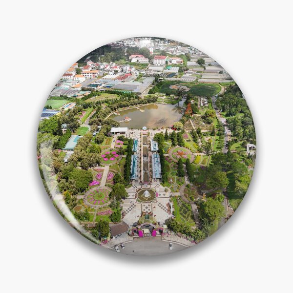 Item preview, Aerial Dalat City Flower Garden - Vibrant Floral Mosaic | Vietnam Drone Landscape Art designed and sold by Ross.A.Campbell.