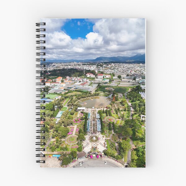 Item preview, Aerial Dalat City Flower Garden - Vibrant Floral Mosaic | Vietnam Drone Landscape Art designed and sold by Ross.A.Campbell.