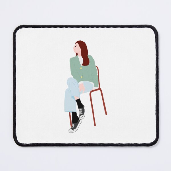 Item preview, Casual Afternoon : Girl sitting on a Chair designed and sold by GingerLand.