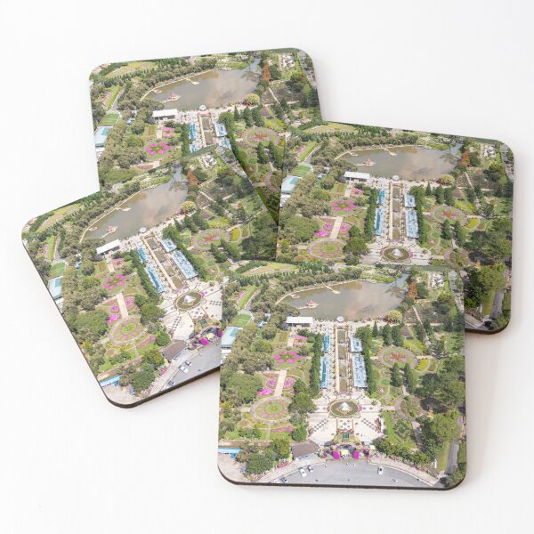 Item preview, Aerial Dalat City Flower Garden - Vibrant Floral Mosaic | Vietnam Drone Landscape Art designed and sold by Ross.A.Campbell.