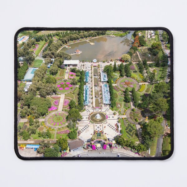 Item preview, Aerial Dalat City Flower Garden - Vibrant Floral Mosaic | Vietnam Drone Landscape Art designed and sold by Ross.A.Campbell.