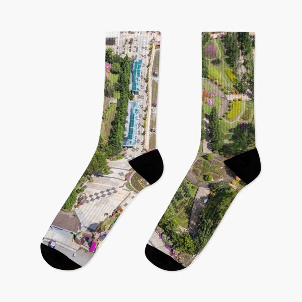 Item preview, Aerial Dalat City Flower Garden - Vibrant Floral Mosaic | Vietnam Drone Landscape Art designed and sold by Ross.A.Campbell.