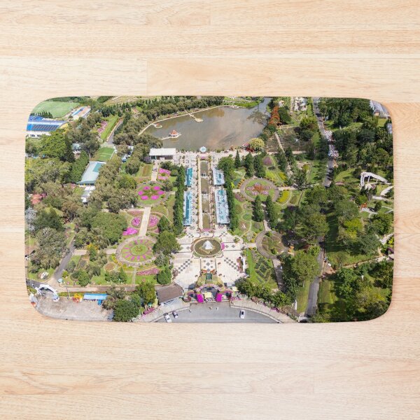 Item preview, Aerial Dalat City Flower Garden - Vibrant Floral Mosaic | Vietnam Drone Landscape Art designed and sold by Ross.A.Campbell.