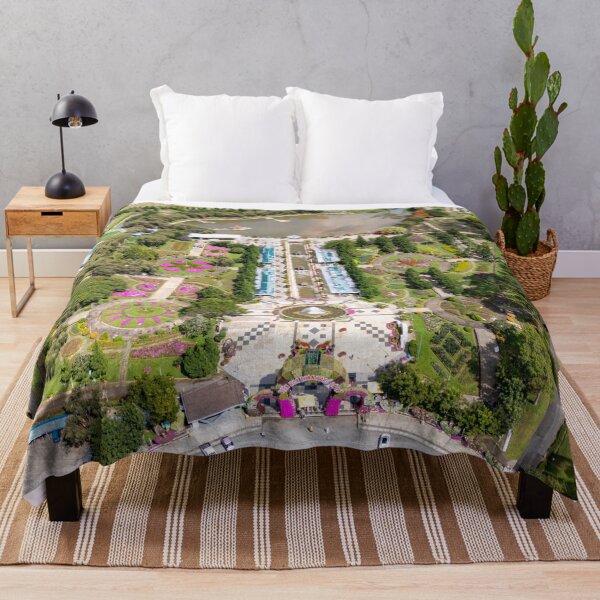 Item preview, Aerial Dalat City Flower Garden - Vibrant Floral Mosaic | Vietnam Drone Landscape Art designed and sold by Ross.A.Campbell.