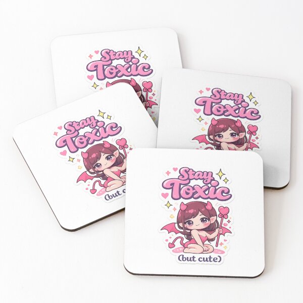 Item preview, Stay Toxic Sticker | Funny Sarcastic Quote | Savage Attitude Aesthetic designed and sold by Jyotisima8929.