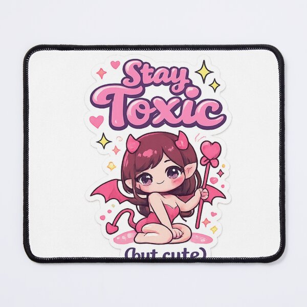 Item preview, Stay Toxic Sticker | Funny Sarcastic Quote | Savage Attitude Aesthetic designed and sold by Jyotisima8929.