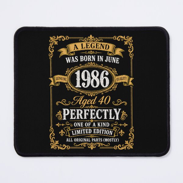 Item preview, A Legend Was Born In June 1986 Aged 40 Perfectly Vintage designed and sold by G350.