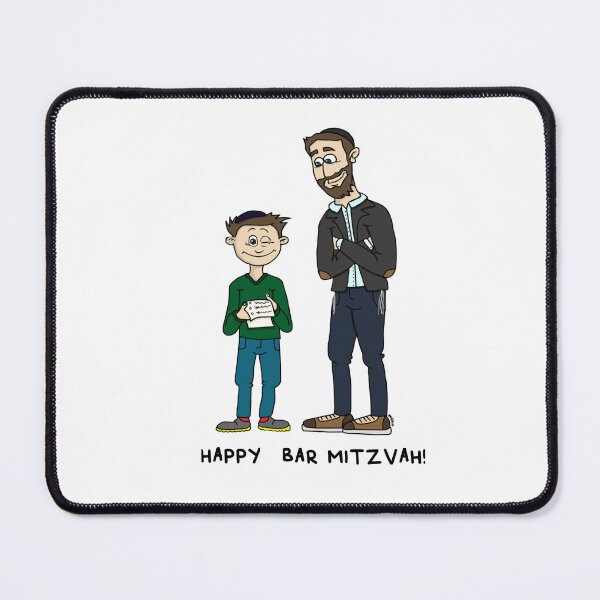 Item preview, Proud Moment – Happy Bar Mitzvah Art designed and sold by MyxaART.