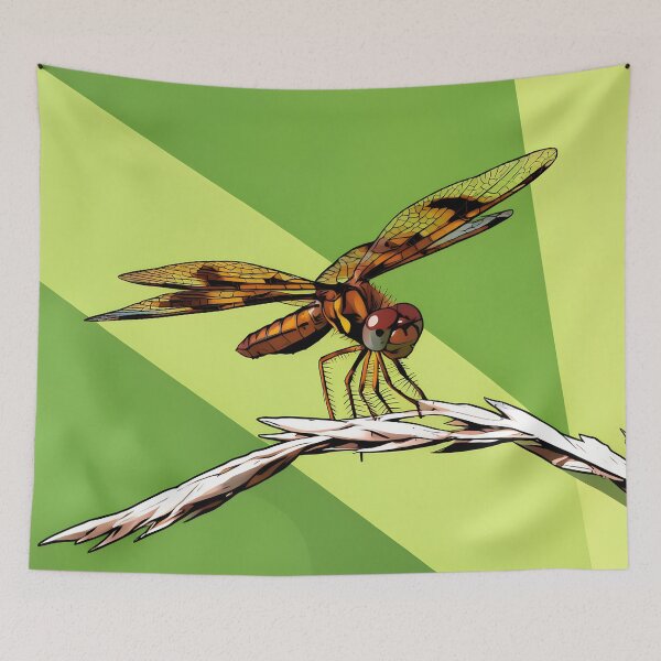 Item preview, Painted Dragonfly on Wheat designed and sold by tomorrowsart.